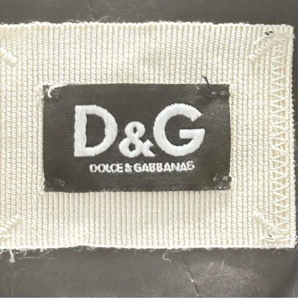 DOLCE & GABBANA classic black and white wool checkered plaid sleeveless pencil - Picture 4 of 10